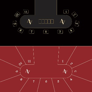 홀덤테이블 천갈이 레이아웃 홀덤천 맞춤제작