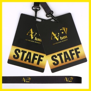 맞춤제작 스태프카드 목걸이 디자인 커스텀