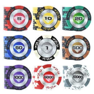 음각 크라운 포커칩 카지노칩 국제규격 포커 홀덤 게임용품