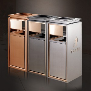 스탠드 사각 재떨이 흡연실 홀덤펍 쓰레기통